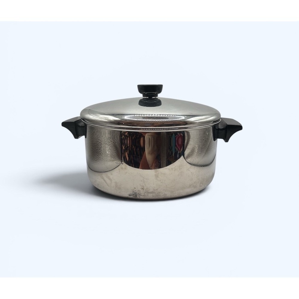 1801 Revere Ware 4 1/2 Qt Stock Pot With Lid